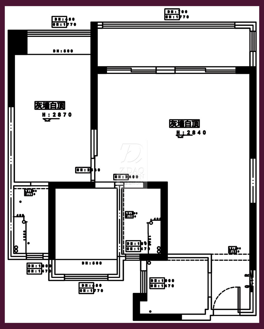 尊道 作品『建发·雍龙府』任性三房改一房，2人1狗开启安纳西的法式生活