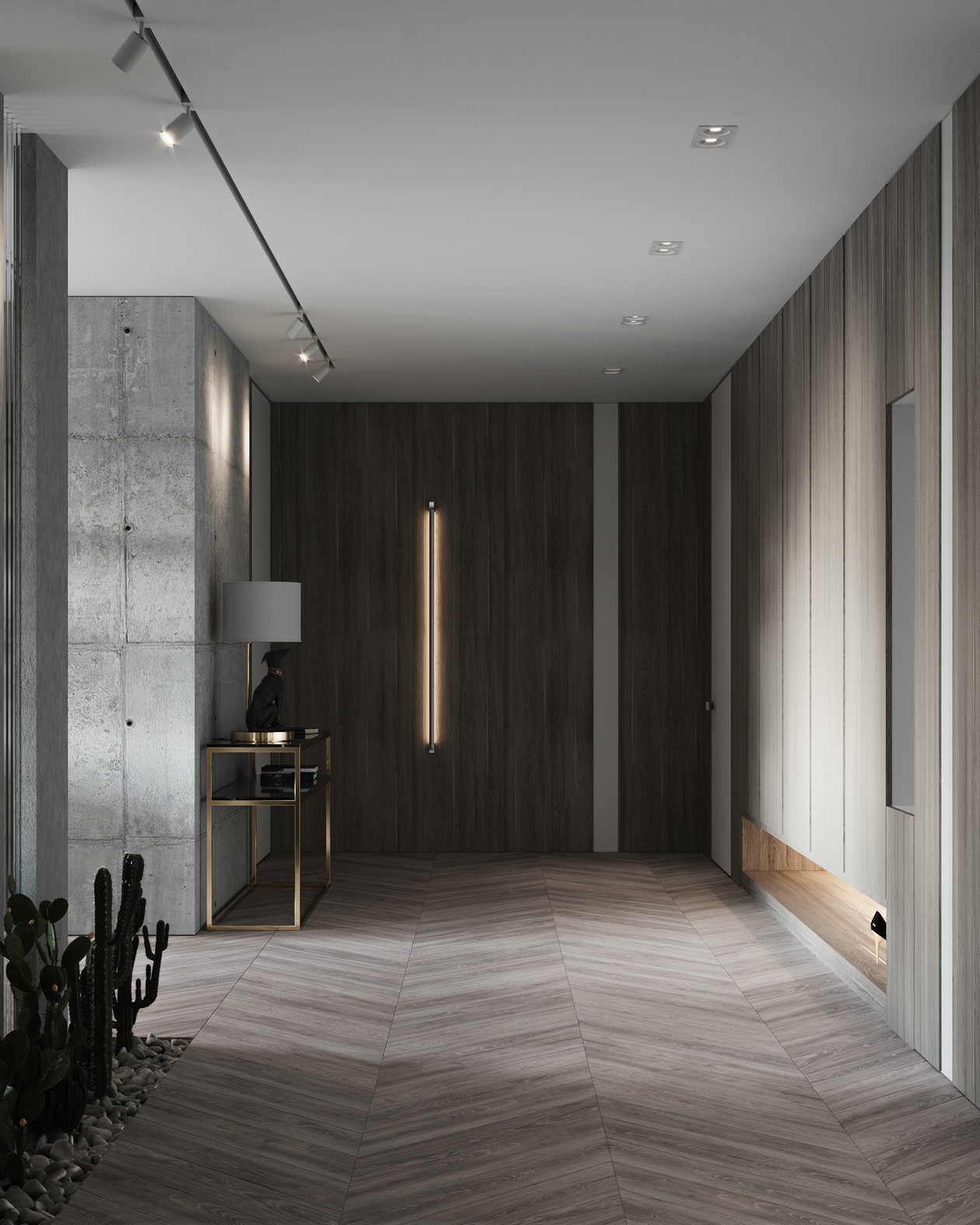 141平，混凝土+木材，创造平静的空间！