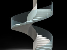 旋转楼梯|玻璃系列