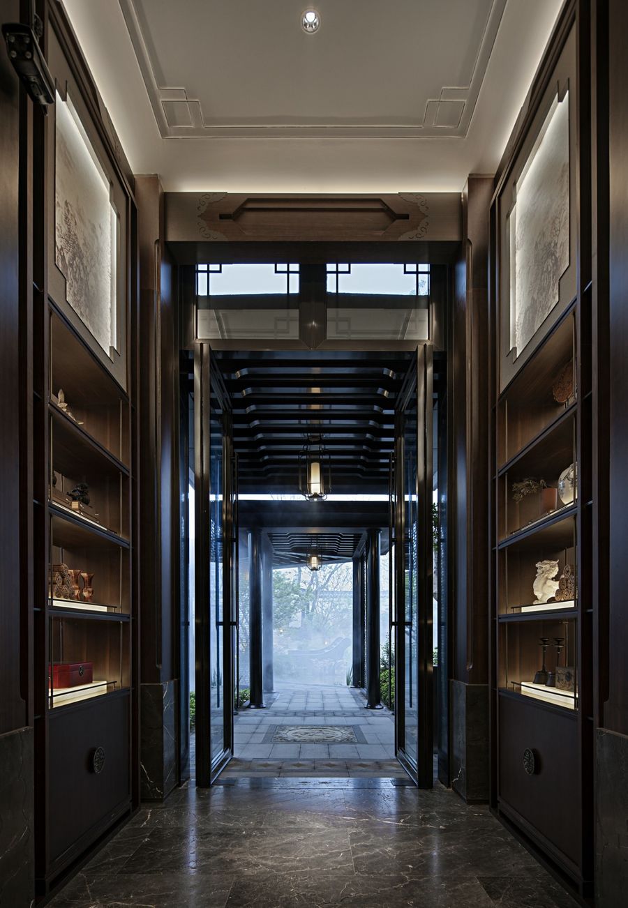 盘石设计 | 吴文粒：1745㎡绝美中式庭院，一帘诗意、四水归情！