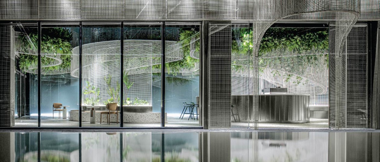  水上的白色花园-- 超现实主义咖啡馆打造城市记忆封面