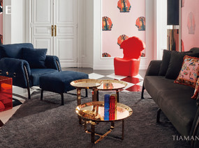Versace Home经典美杜莎休闲椅，演绎时尚家具美学！