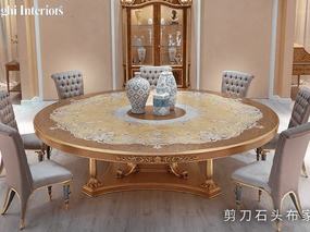 Asnaghi Interiors家居的奢华与典雅，豪宅餐厅的高配餐桌