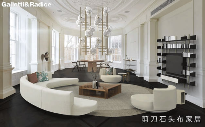 软装搭配，豪宅软装师都在用的沙发，Gallotti Radice艺术家具