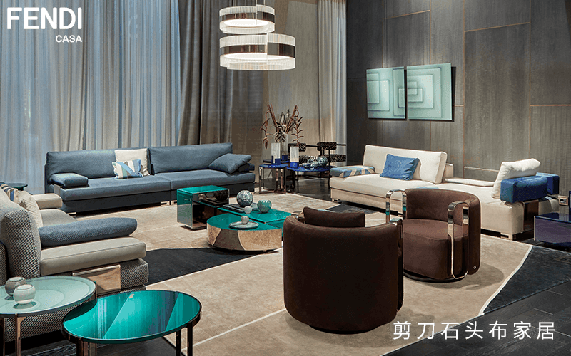 Fendi Casa 2020扶手椅系列，潮流设计，让家充满艺术的观感！