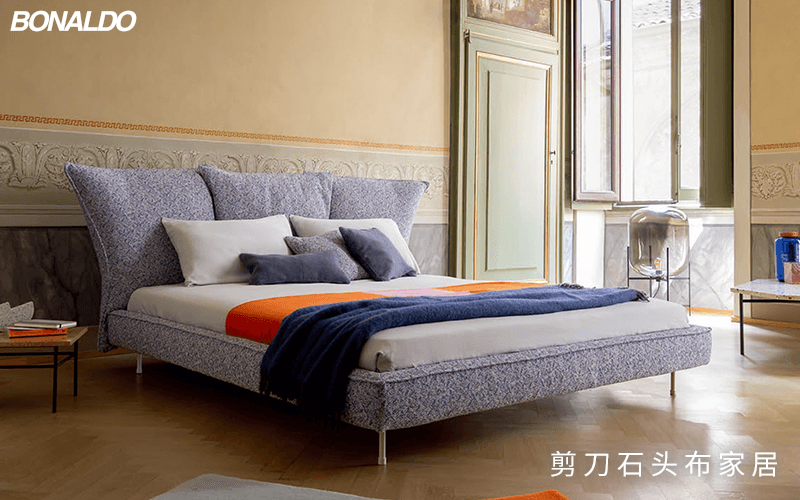  Bonaldo双人床，卧室的设计也要精致到底！ 