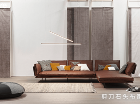  意大利Cierre沙发，皮革家具的完美表达 