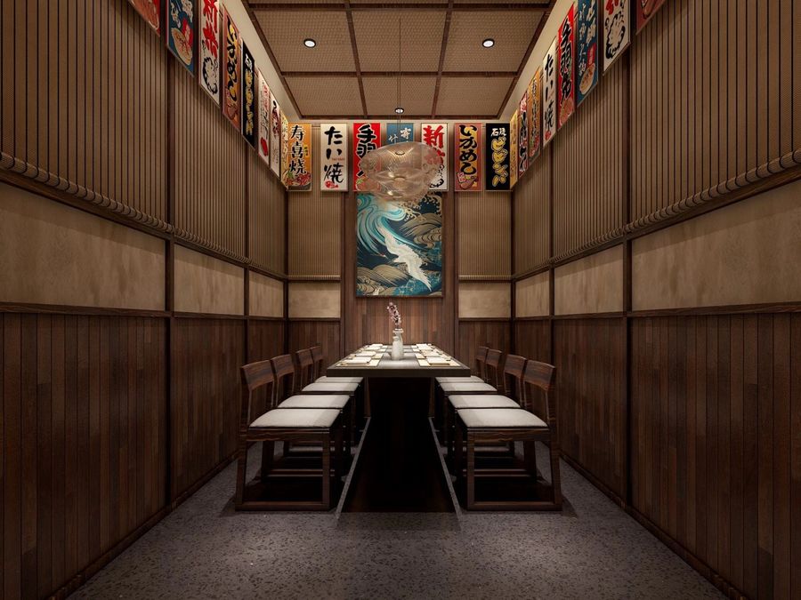居酒屋表現~工裝效果圖