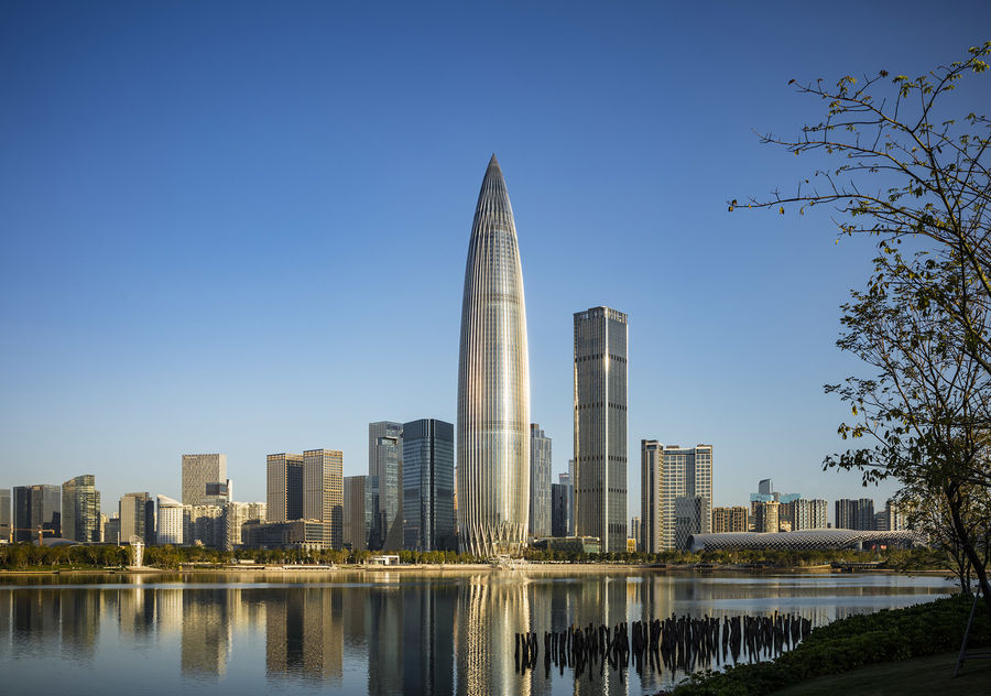 KPF+CCDI+HASSELL+城市組 中國(guó)華潤(rùn)大廈“春筍” 方案+效果圖+施工圖+物料+實(shí)景圖