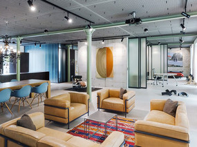 瑞士工业风LOFT阁楼现代公寓设计