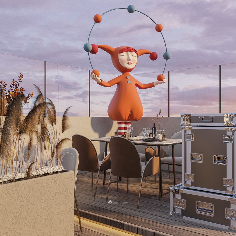 Corona Renderer 工裝酒吧