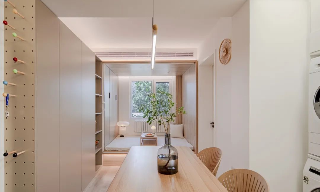 恒田设计 | 北京小夫妻的53㎡理想家：“客厅变小后，我们家更宽敞了”