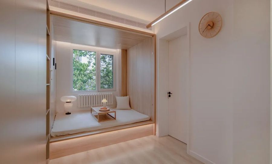 恒田设计 | 北京小夫妻的53㎡理想家：“客厅变小后，我们家更宽敞了”