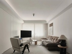 壹米设计 | 146㎡平层住宅，简致奶白，感受生活意趣