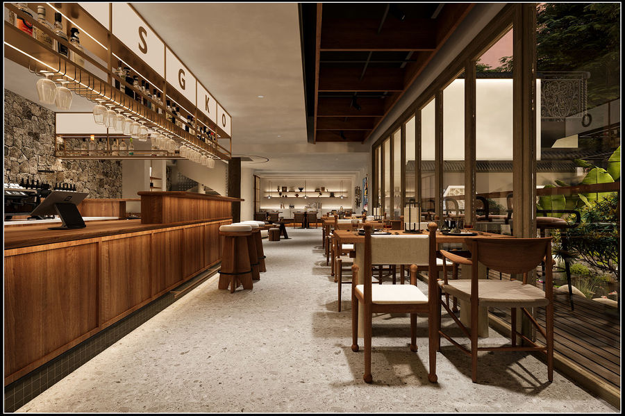 筋斗云效果图 酒店餐饮