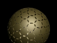 【立东图文59号】镂空椭圆球体的制作
