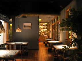 江南风光，尽揽眼下︱绿茶餐厅设计