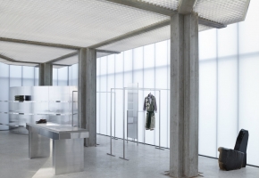 半透明材质打造瑞典风格店铺 | Sophie Hicks Architects