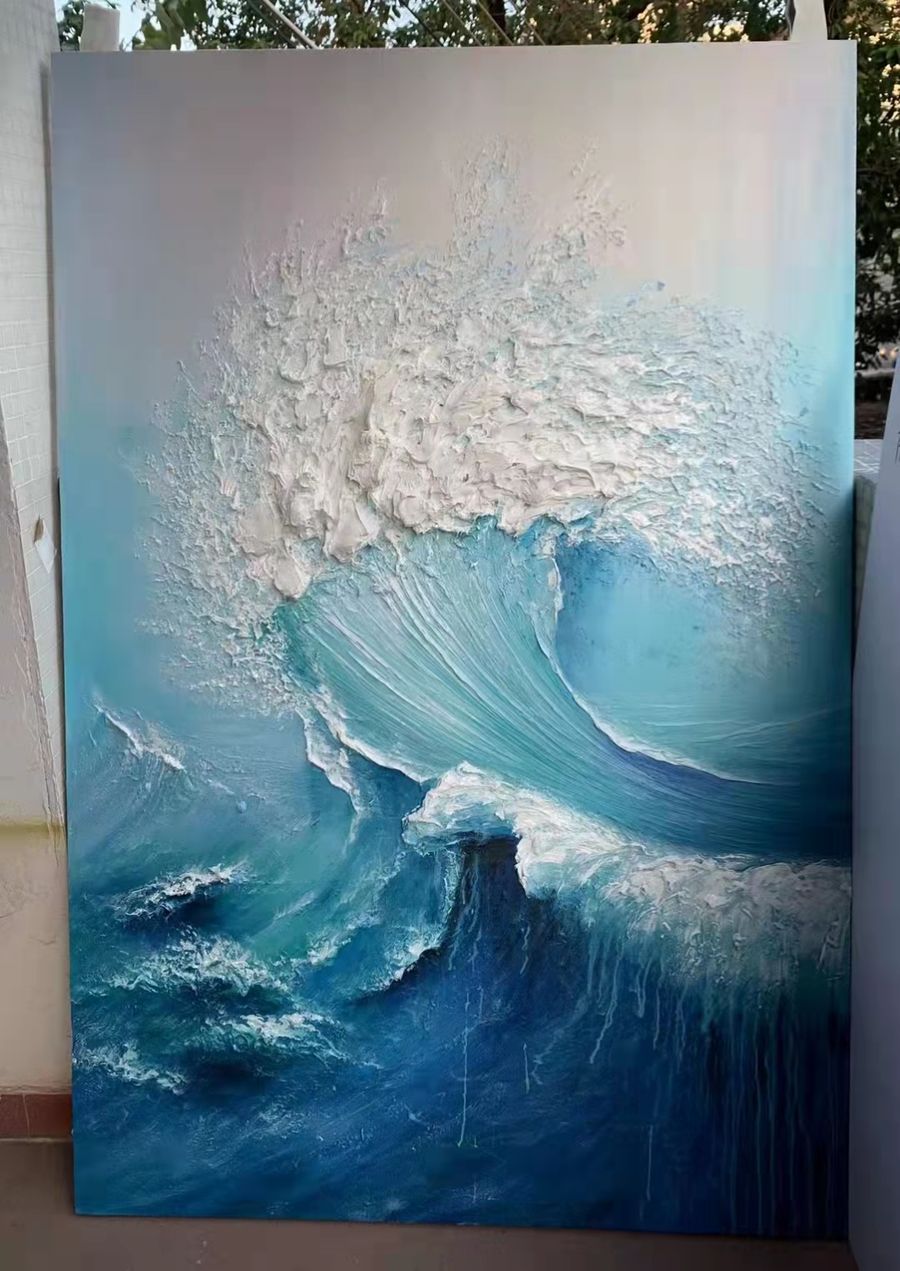 純手繪油畫