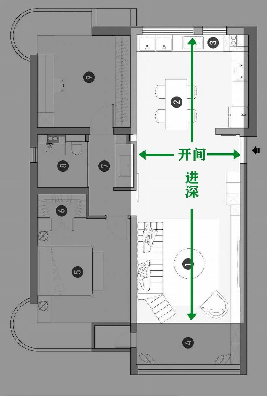 新观点 | 搞懂横厅布局设计，看这一篇就够了！