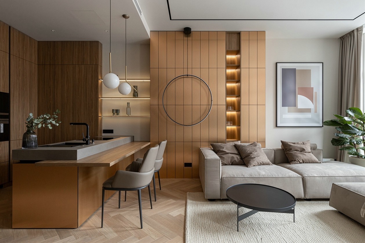 轻奢公寓设计效果图-细腻的高级感