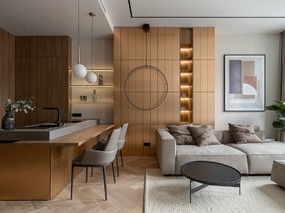 轻奢公寓设计效果图-细腻的高级感