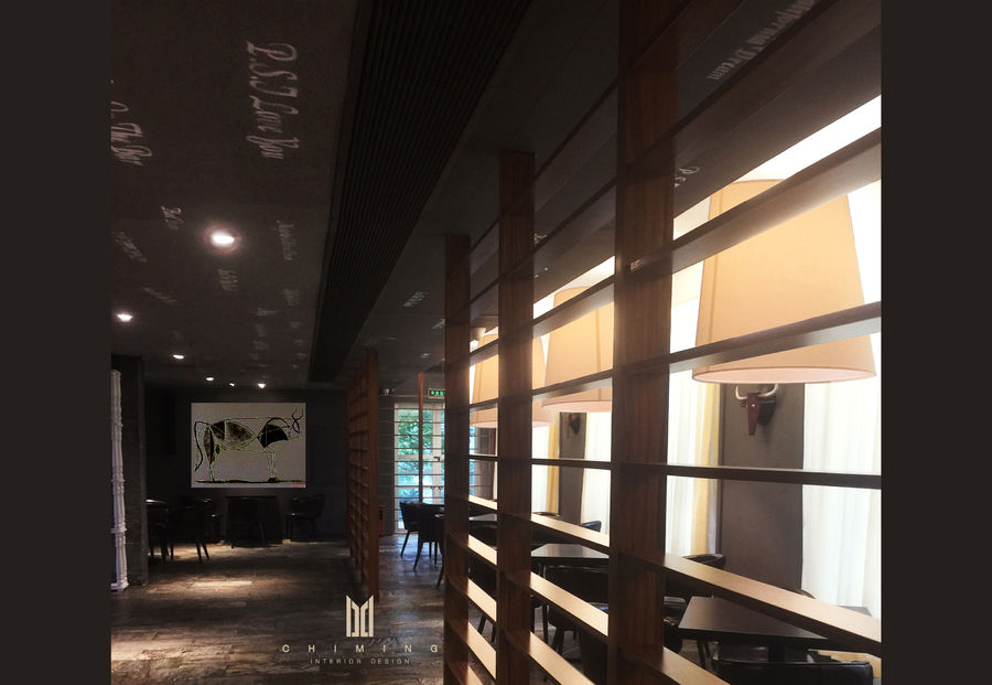 大崗園林賓館西餐廳室內設計
