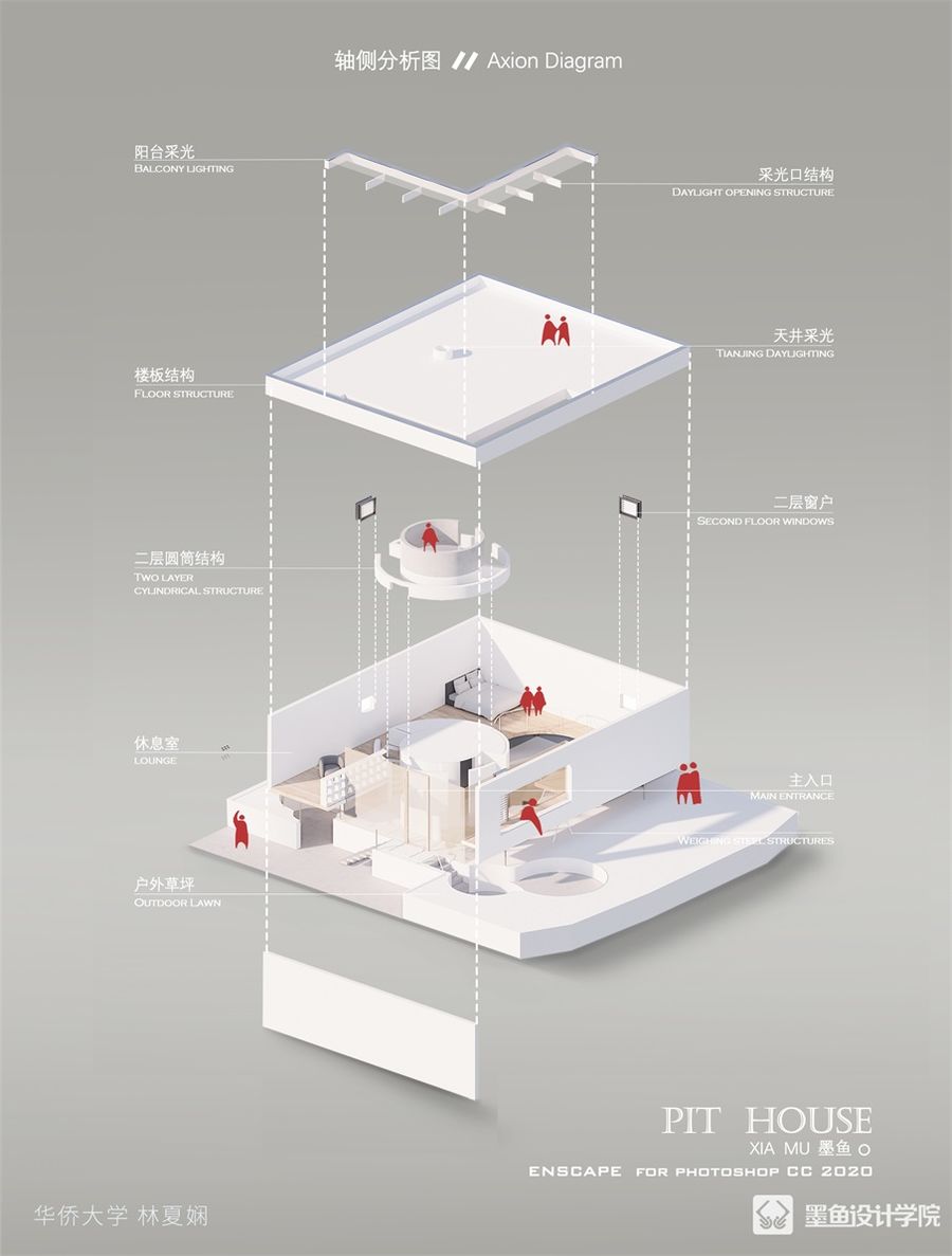 墨鱼设计学院 | 学员作品 | 爆炸图