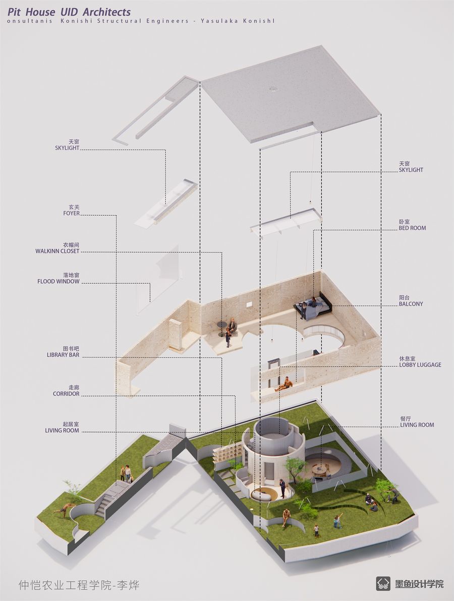 墨鱼设计学院 | 学员作品 | 爆炸图