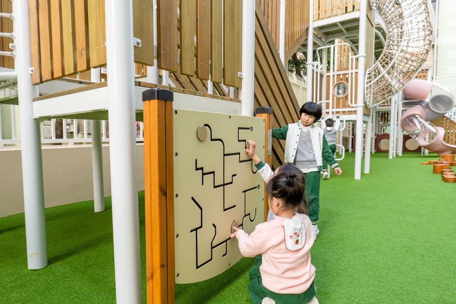 深圳市第五幼儿园户外游乐设计，与爱为伴，一路童行