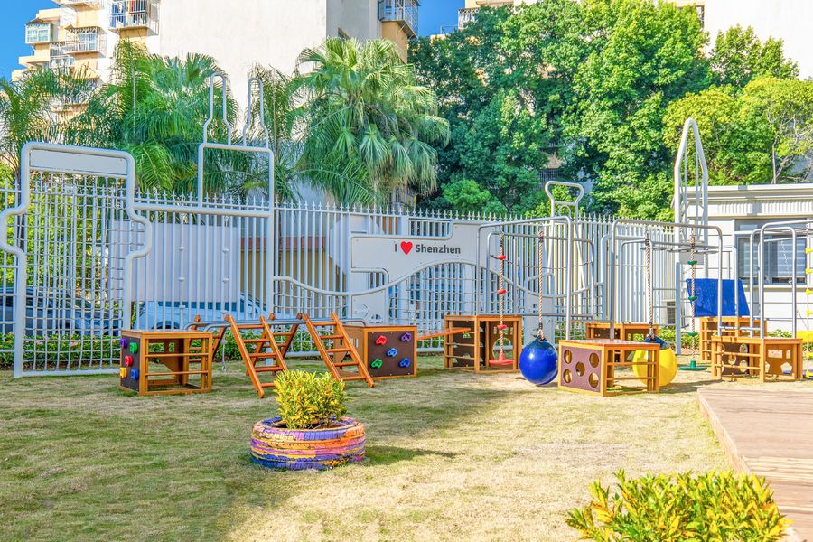 幼兒園“蓮花蓮子”主題無動力游樂設計，深圳市蓮花二村幼兒園