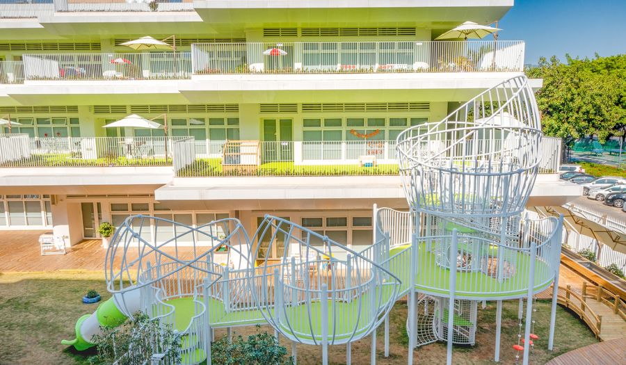 幼兒園“蓮花蓮子”主題無動力游樂設計，深圳市蓮花二村幼兒園