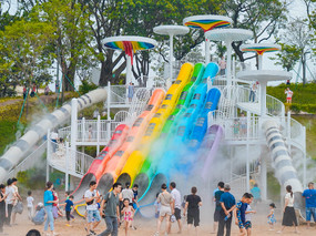 佛山桂城儿童公园无动力游乐设计，童年美好记忆时光
