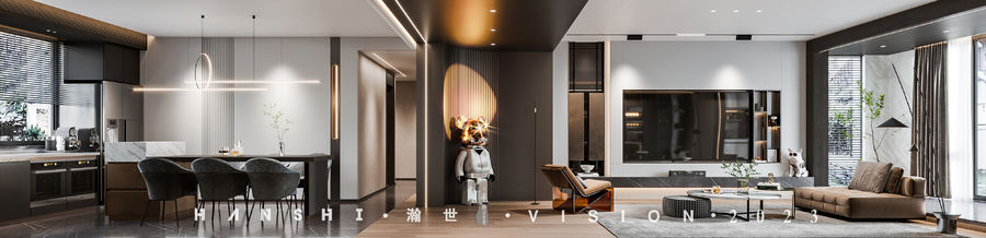 現代暗黑系列家裝-瀚世表現