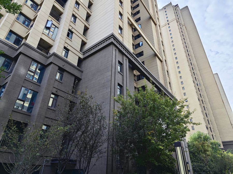 騰升裝飾|鄭州東潤城·璟園小區(qū)住宅樓石材幕墻施工工程01