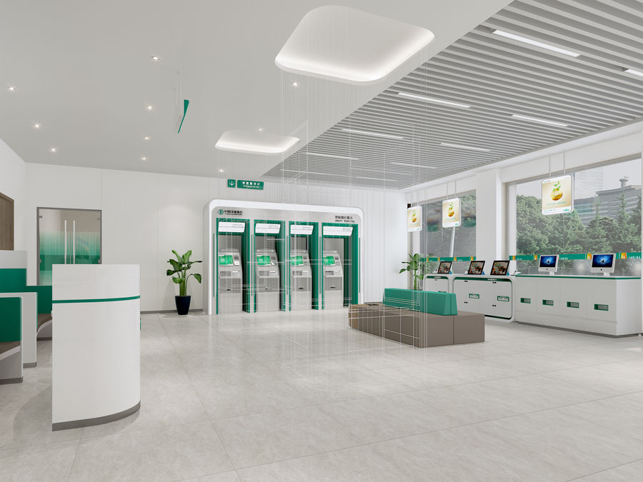 中國農業銀行河南省濮陽縣支行裝修設計|騰升裝飾