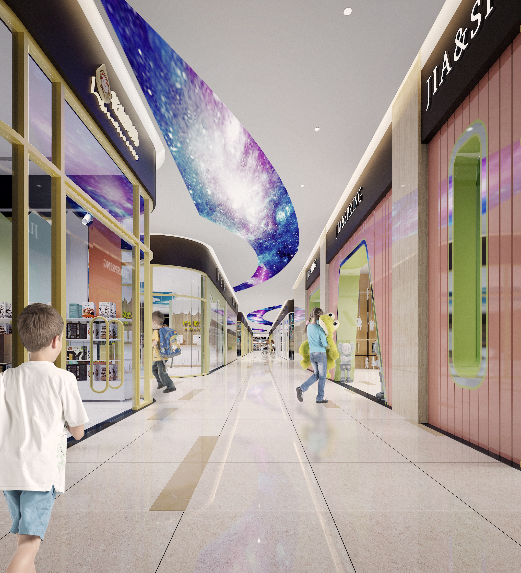 腾升装饰|新城国际商业广场购物中心设计项目