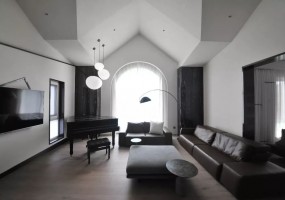 650 ㎡当代主义美学大宅，演绎莫兰迪色调下的静态和谐美！​
