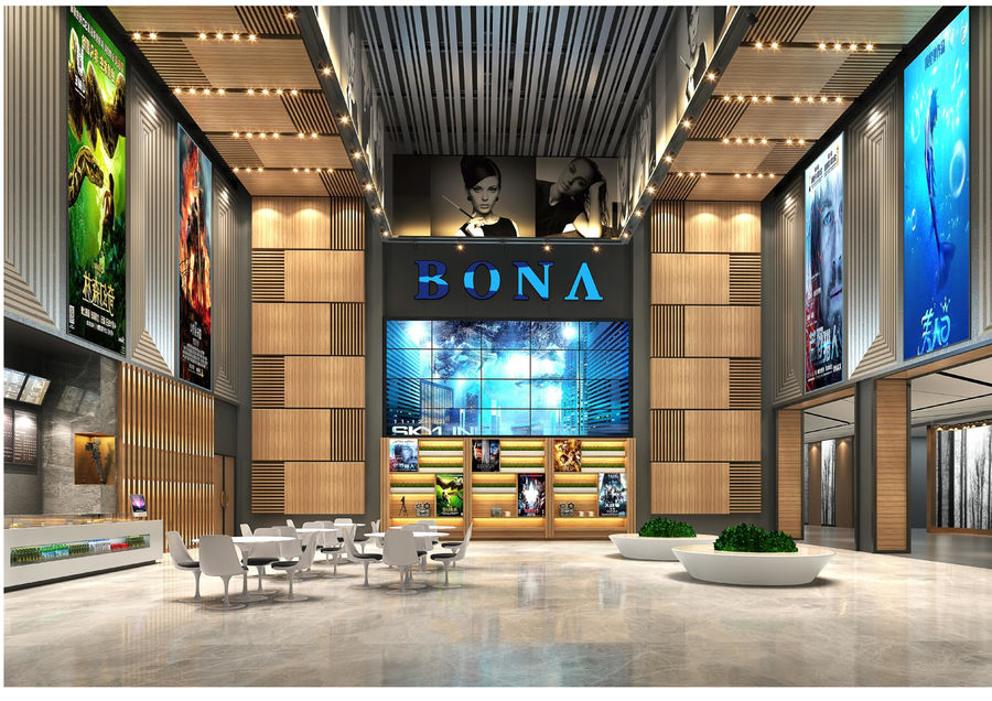 《BONA博納國(guó)際影城臺(tái)州店》設(shè)計(jì)方案+CAD施工圖+效果圖 丨482M