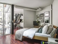 Home in Madrid 现代和复古混搭的工业Loft风