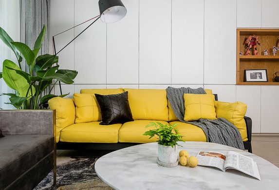 柠檬黄——大胆的灵感 · 公寓设计