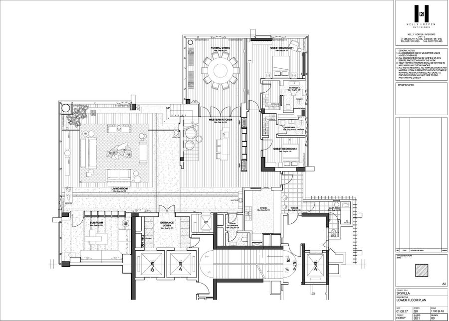 《Kelly Hoppen-鸿荣源中心复式样板间》方案+平立图+效果图丨PPT+PDF+JPG