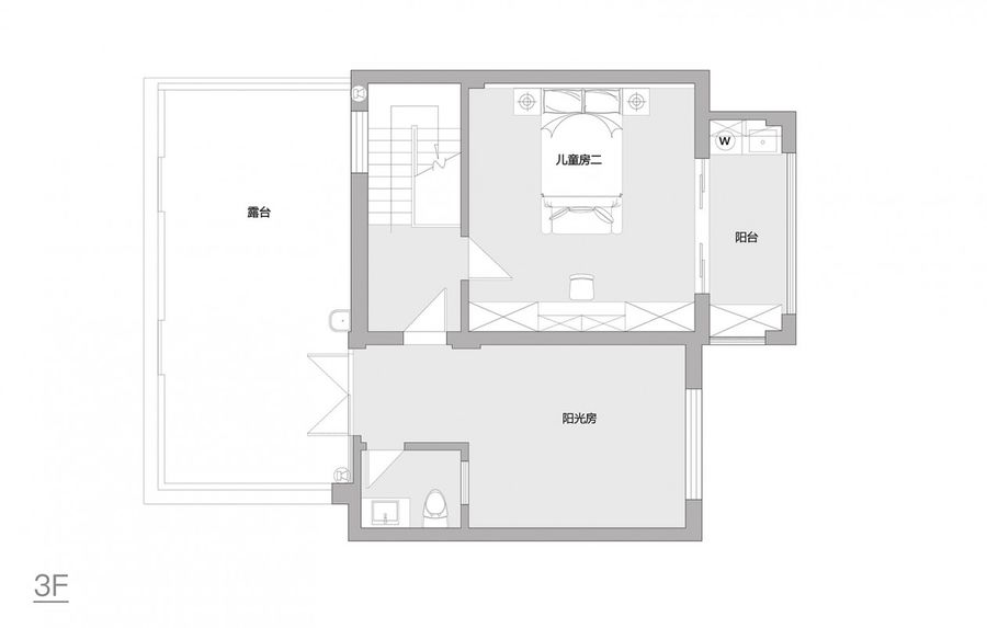 贾峰云丨平凡的一天 280m²叠加住宅