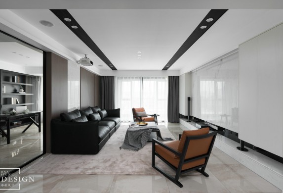  175㎡龙湖紫宸 | 玻璃隔断，时尚家居，打造现代通透空间