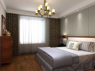 新中式卧室设计效果图+模型免费送！