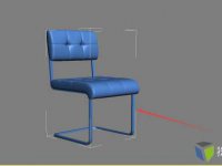 3DMAX椅子软包制作