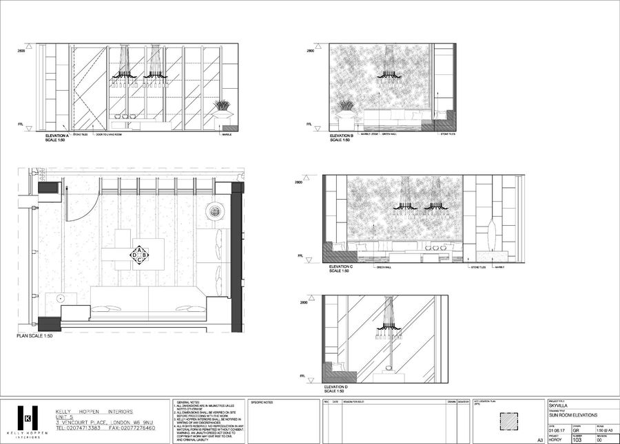 《Kelly Hoppen-鸿荣源中心复式样板间》方案+平立图+效果图丨PPT+PDF+JPG