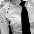 黑色的领带